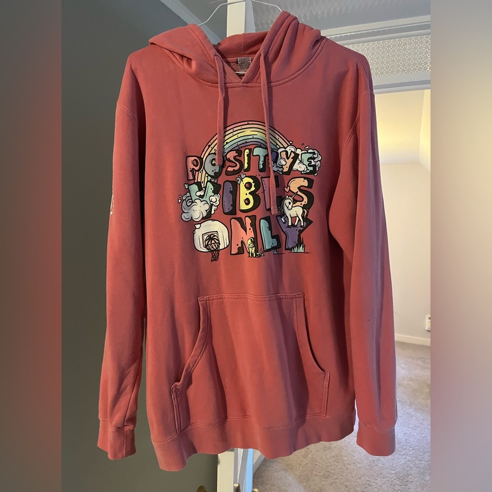 Barstool - Positive Vibes Only Pink Hoodie